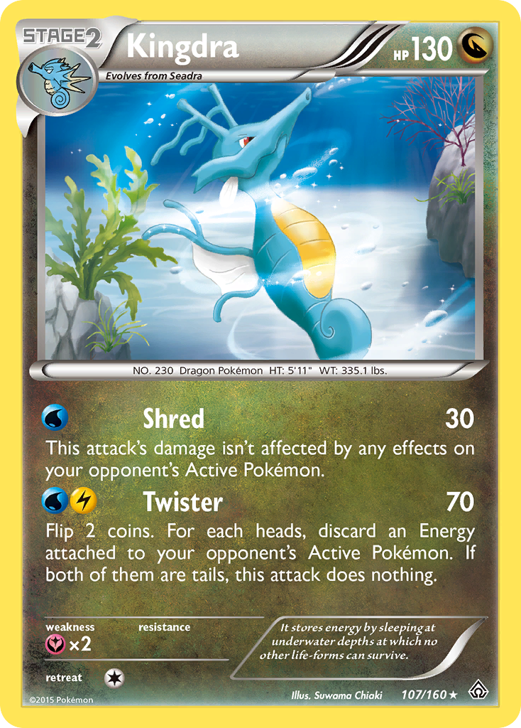 pokemon cards primal clash Kingdra #107/160 – and special Energy cards Style:Snow White Pokemon Sun & Moon GERMA 66