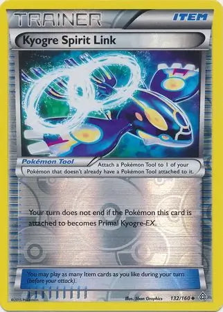Primal Clash Kyogre Spirit Link #132/160 reverse holo