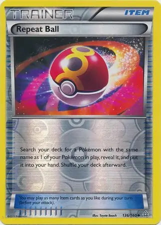 Primal Clash Repeat Ball #136/160 reverse holo