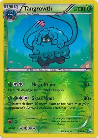 Primal Clash Tangrowth #5/160 reverse holo
