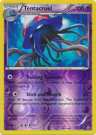 Primal Clash Tentacruel #72/160 reverse holo
