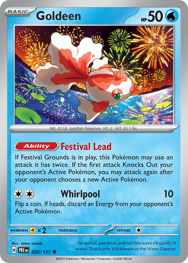 Prismatic Evolutions Goldeen #020/131