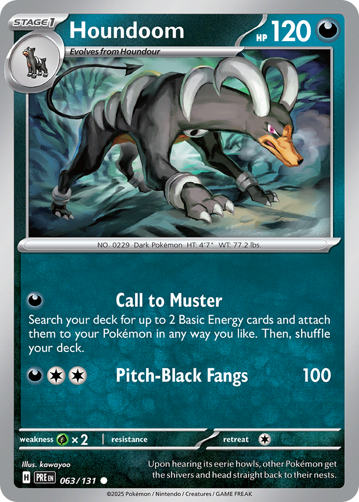 Prismatic Evolutions Houndoom #063/131
