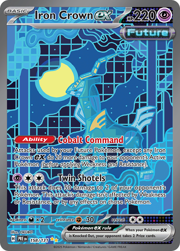 Prismatic Evolutions Iron Crown ex #158/131