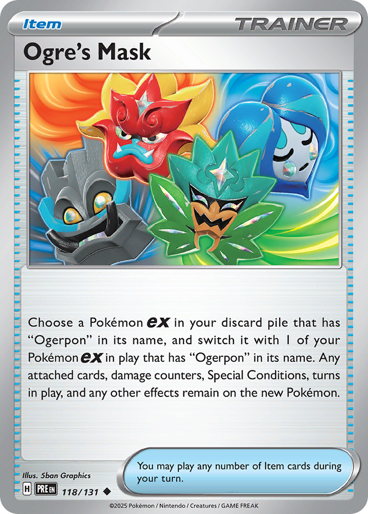 Prismatic Evolutions Ogre's Mask #118/131