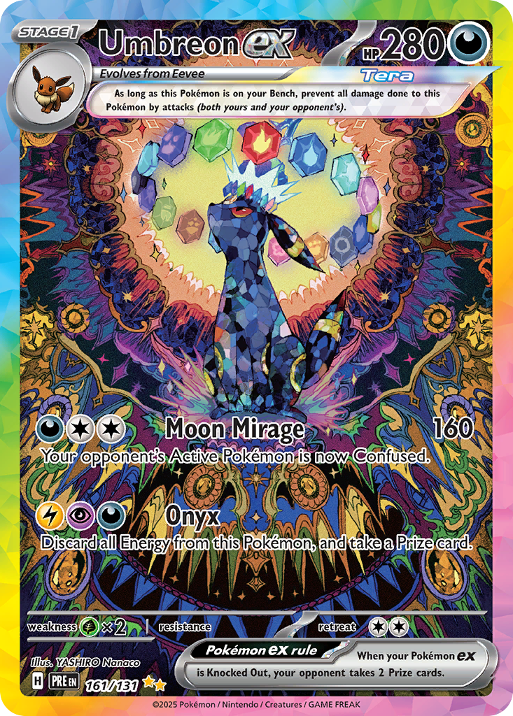 Prismatic Evolutions Umbreon ex #161/131 – Kaartenverzamelen.nl