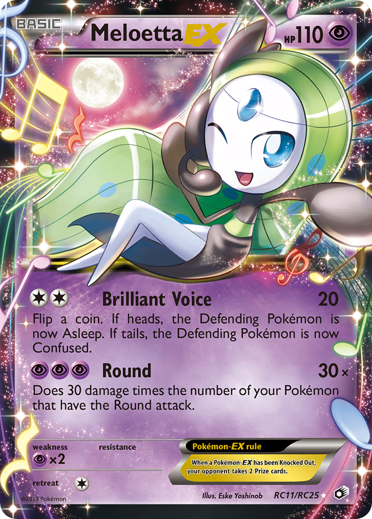 Radiant Collection Meloetta EX #11/25