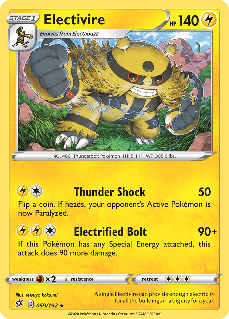 Rebel Clash Electivire #59/192