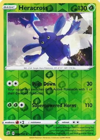 Rebel Clash Heracross #6/192 reverse holo