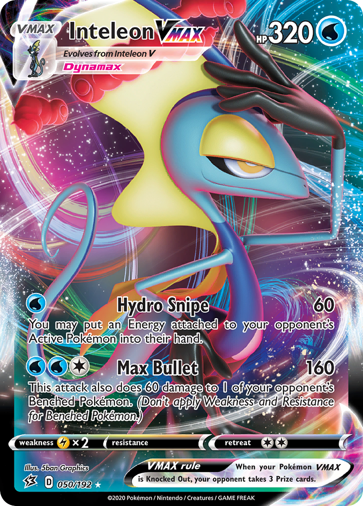 Rebel Clash Inteleon VMAX #50/192
