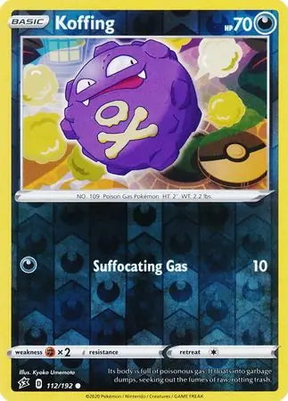 Rebel Clash Koffing #112/192 reverse holo