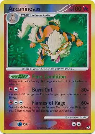 Rising Rivals Arcanine #1/111 reverse holo