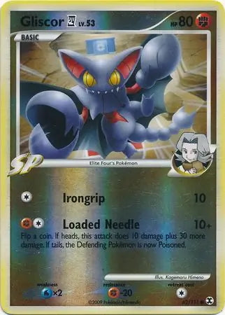 Rising Rivals Gliscor 4 #62/111 reverse holo