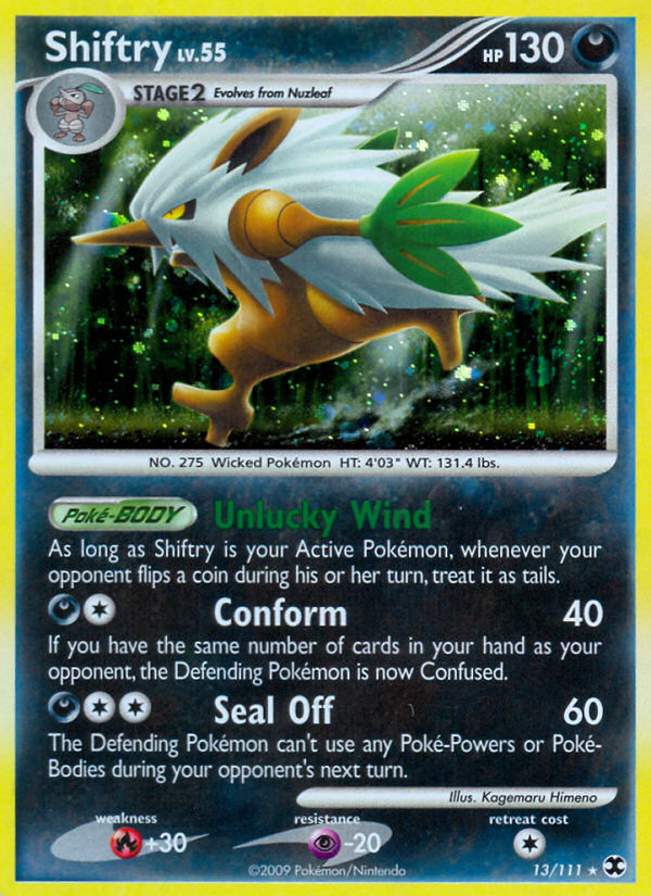 Rising Rivals Holo Shiftry #13/111