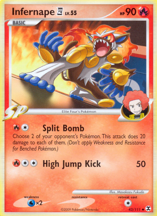 Rising Rivals Infernape 4 #43/111