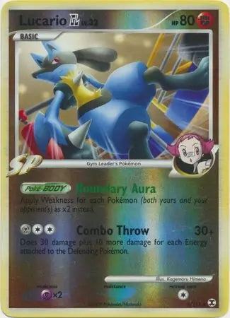 Rising Rivals Lucario GL #8/111 reverse holo