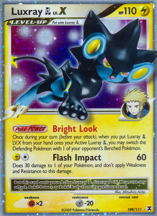 Rising Rivals Luxray GL LV. X #109/111