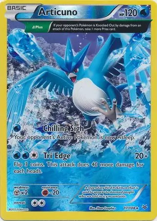 Roaring Skies Articuno #17/108 reverse holo