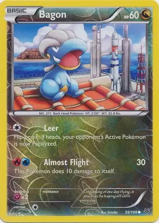 Roaring Skies Bagon #55/108 reverse holo