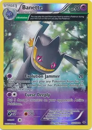 Roaring Skies Banette #32/108 reverse holo