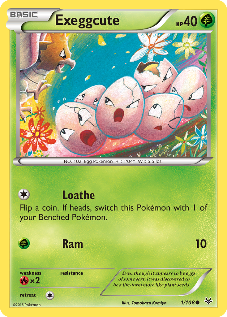 Roaring Skies Exeggcute #1/108