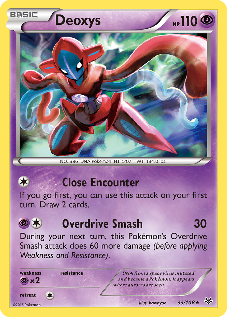 Roaring Skies Holo Deoxys #33/108
