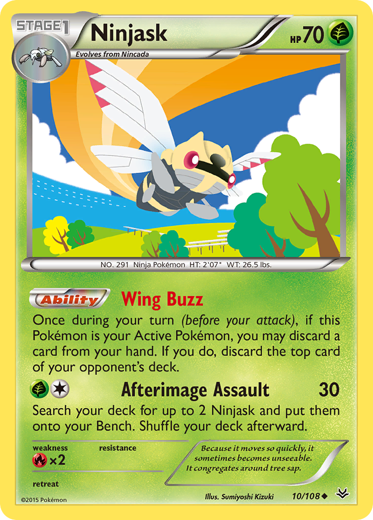 Roaring Skies Ninjask #10/108
