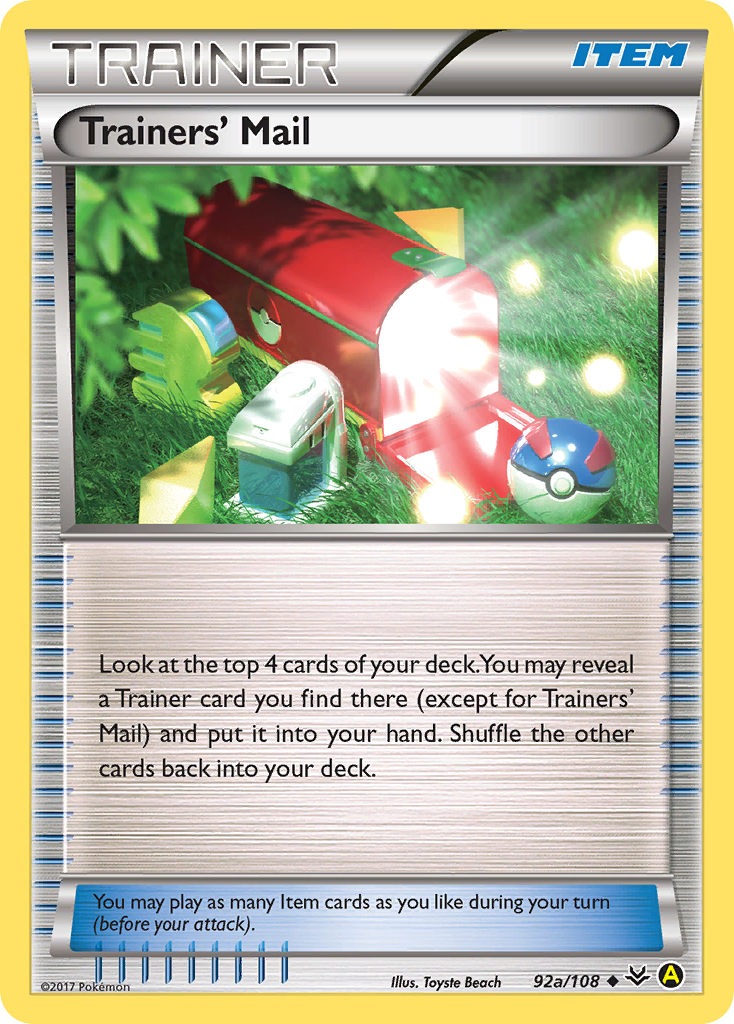 Roaring Skies Trainers' Mail #92/108 Alternate Art