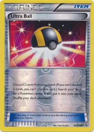 Roaring Skies Ultra Ball #93/108 reverse holo