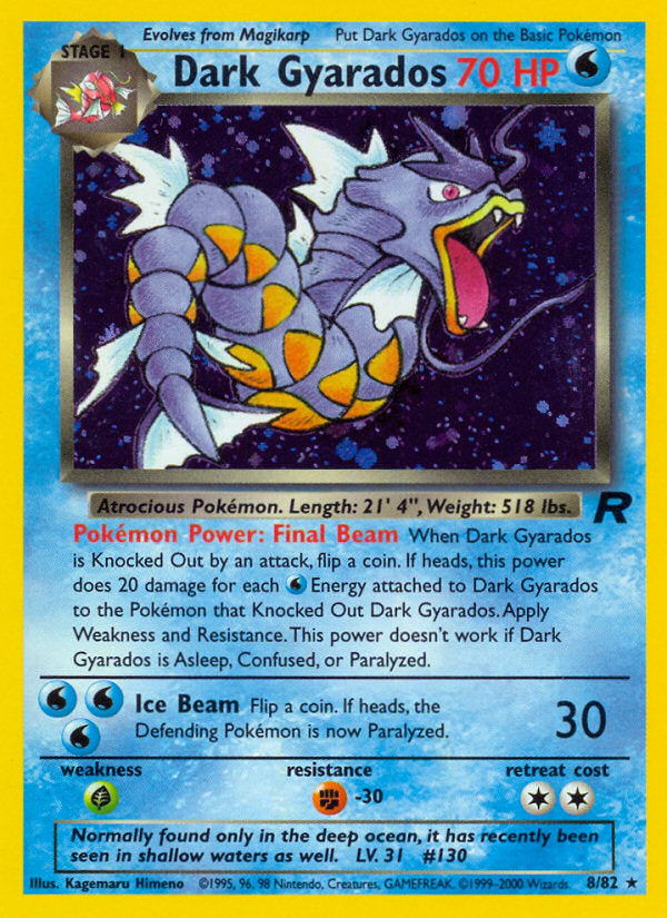 Rocket set Holo Dark Gyarados #8/82 unlimited