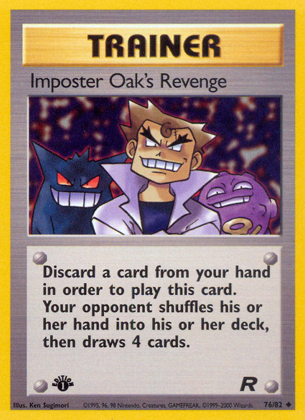 Rocket set Imposter Oak's Revenge #76/82 first edition