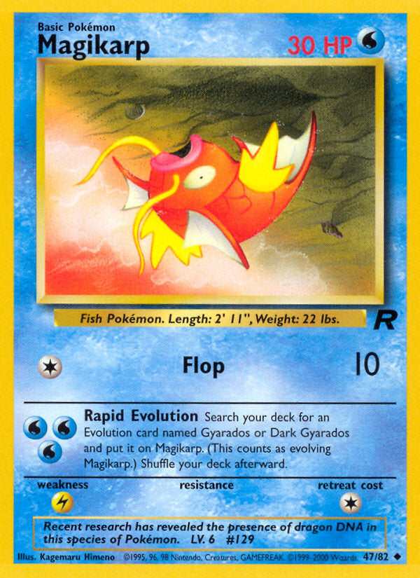 Rocket set Magikarp #47/82 unlimited