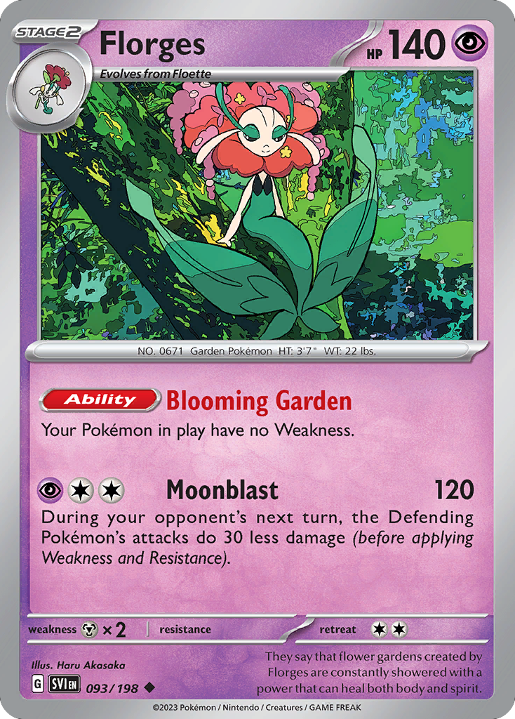Scarlet & Violet Florges #93/198