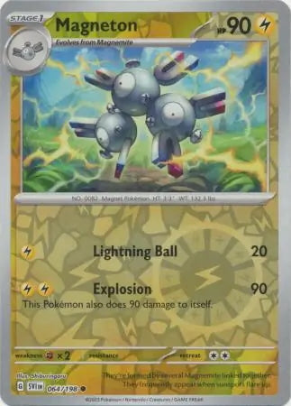 Scarlet & Violet Magneton #64/198 reverse holo