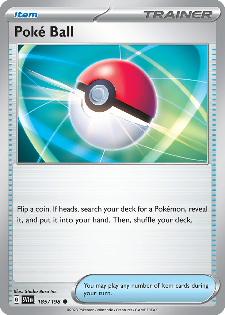 Scarlet & Violet Poké Ball #185/198