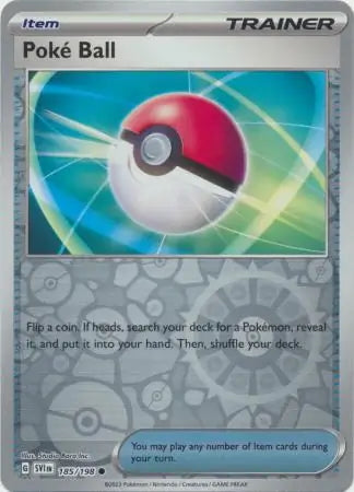 Scarlet & Violet Poké Ball #185/198 reverse holo