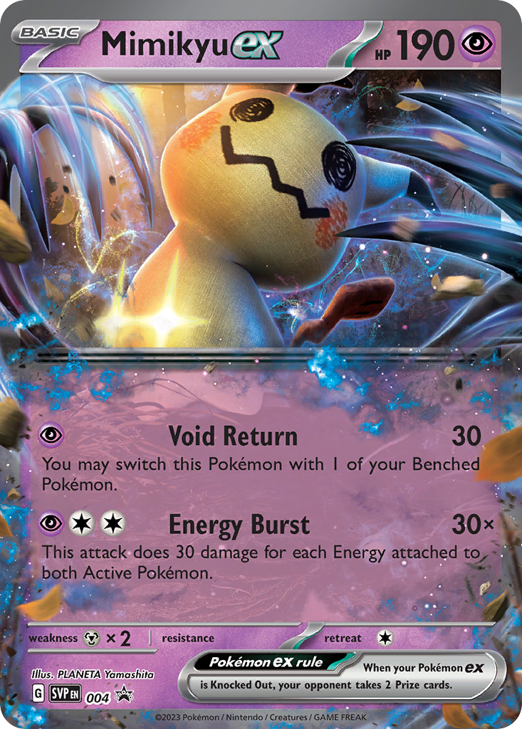 Scarlet & Violet Promo Mimikyu ex #4