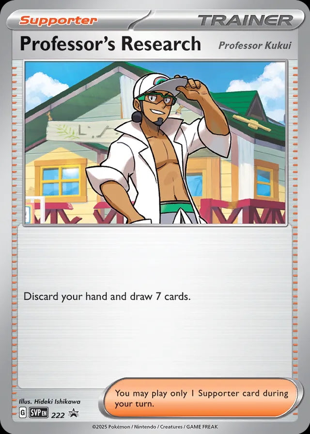 Scarlet & Violet Promo Professor's Research professor Kukui #222