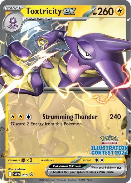 Scarlet & Violet Promo Toxtricity ex #215
