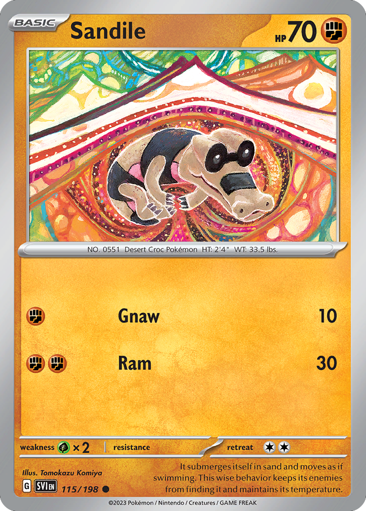 Scarlet & Violet Sandile #115/198