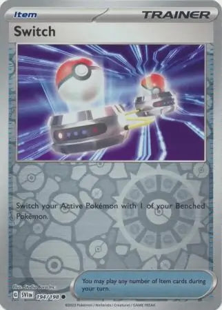 Scarlet & Violet Switch #194/198 reverse holo