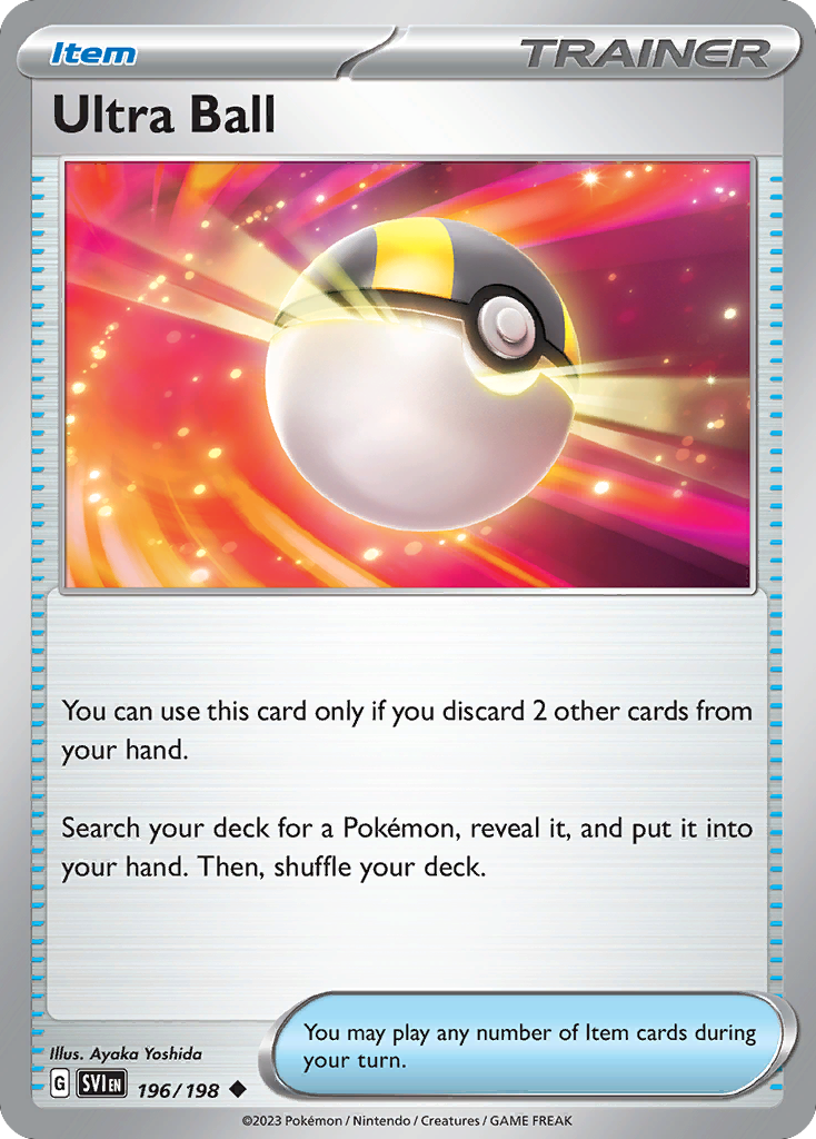 Scarlet & Violet Ultra Ball #196/198