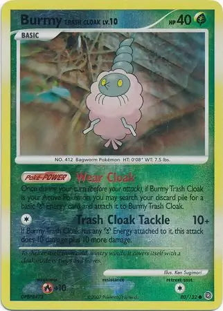 Secret Wonders Burmy Trash Cloak #80/132 reverse holo –