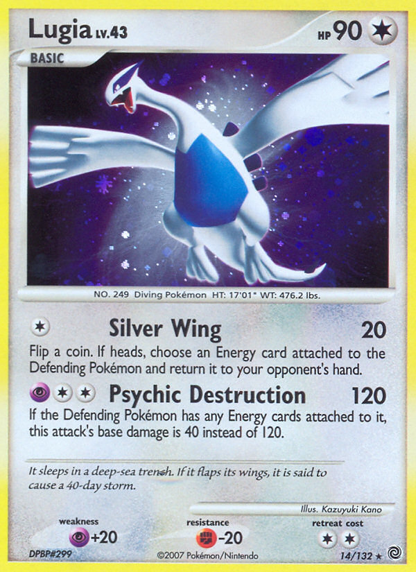 Secret Wonders Holo Lugia #14/132