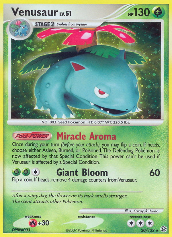 Secret Wonders Holo Venusaur #20/132