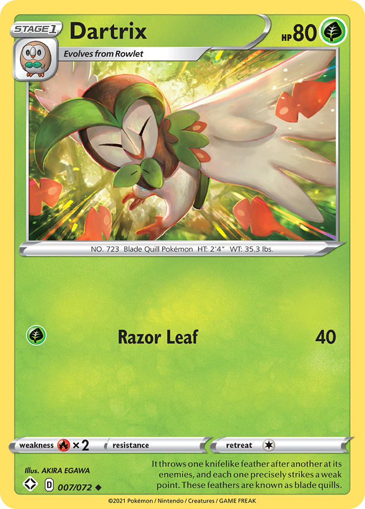 Shining Fates Dartrix #7/72