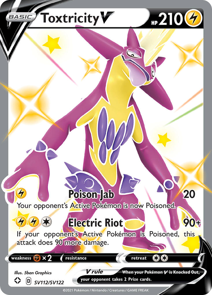 Shining Fates SV112/SV122 Toxtricity V
