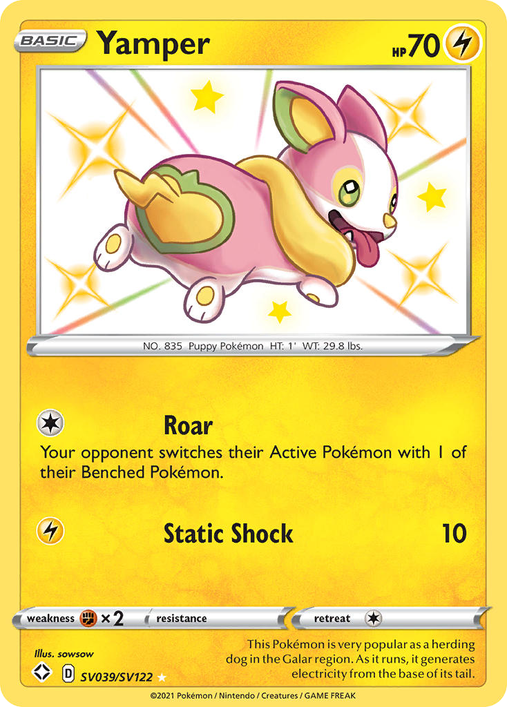 Shining Fates SV Yamper SV39/SV122