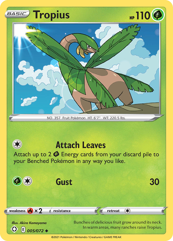 Shining Fates Tropius #5/72