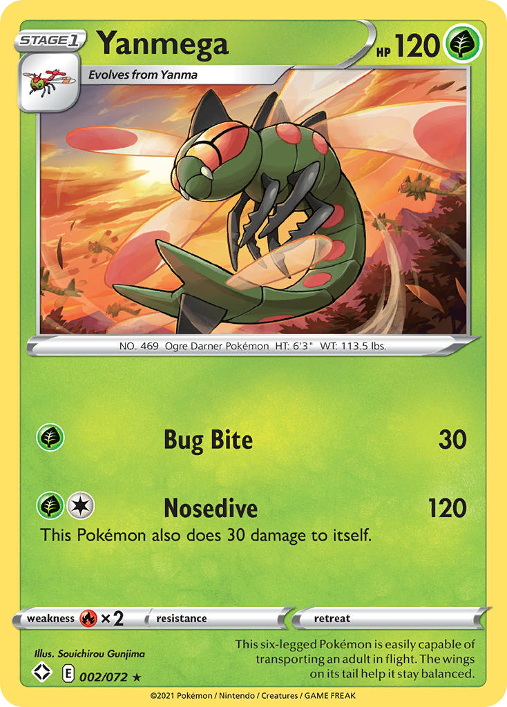 Shining Fates Yanmega #2/72